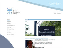 Tablet Screenshot of osteodons.nl
